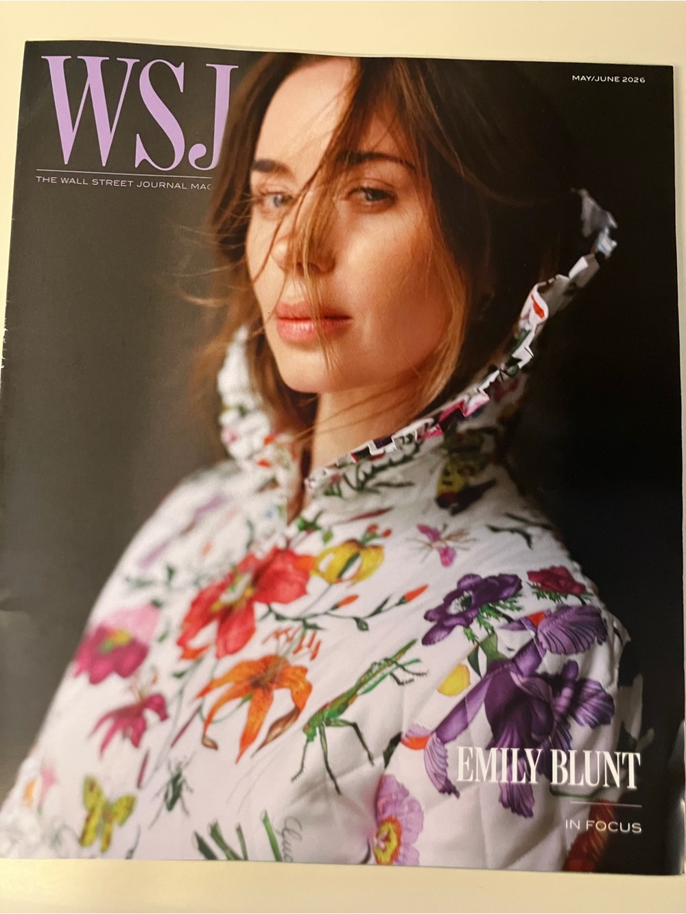 WSJ Wall Street Journal Magazine May June 2026 Emily Blunt In Focus - Issue #172